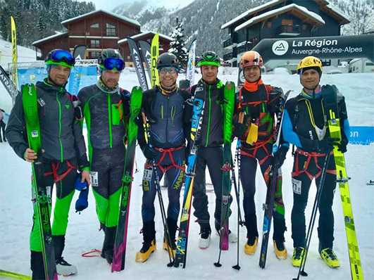 Mateusz Knap na zawodach Pierra-Menta 2019