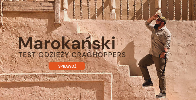 Marokański test Craghoppers - odzieży z ochroną przed insektami.