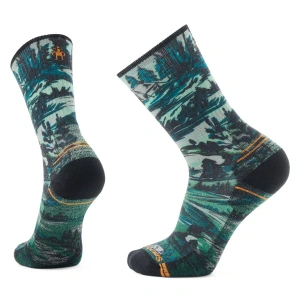 Skarpety HIKE LIGHT CUSHION CAMPGROUND PRINT CREW SOCKS
