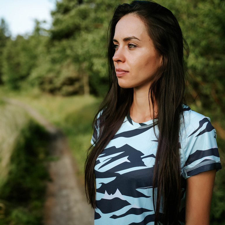 Koszulka RIX PRINT T-SHIRT WOMEN z ochroną UV